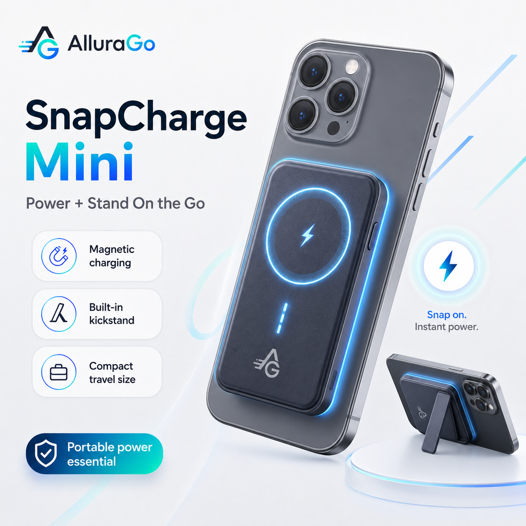 AlluraGo SnapStand Wallet